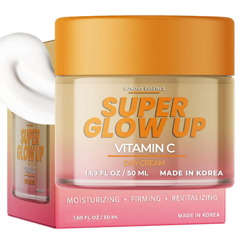 Vitamin C Day Cream - Dermatologist Tested, Anti- Aging, Korean Skin Care - Hydrates, Evens Skin Tone & Boosts Radiance - Clean Beauty, Vegan, Non-GMO, Cruelty-Free - 1.69 Fl Oz Vitamin C