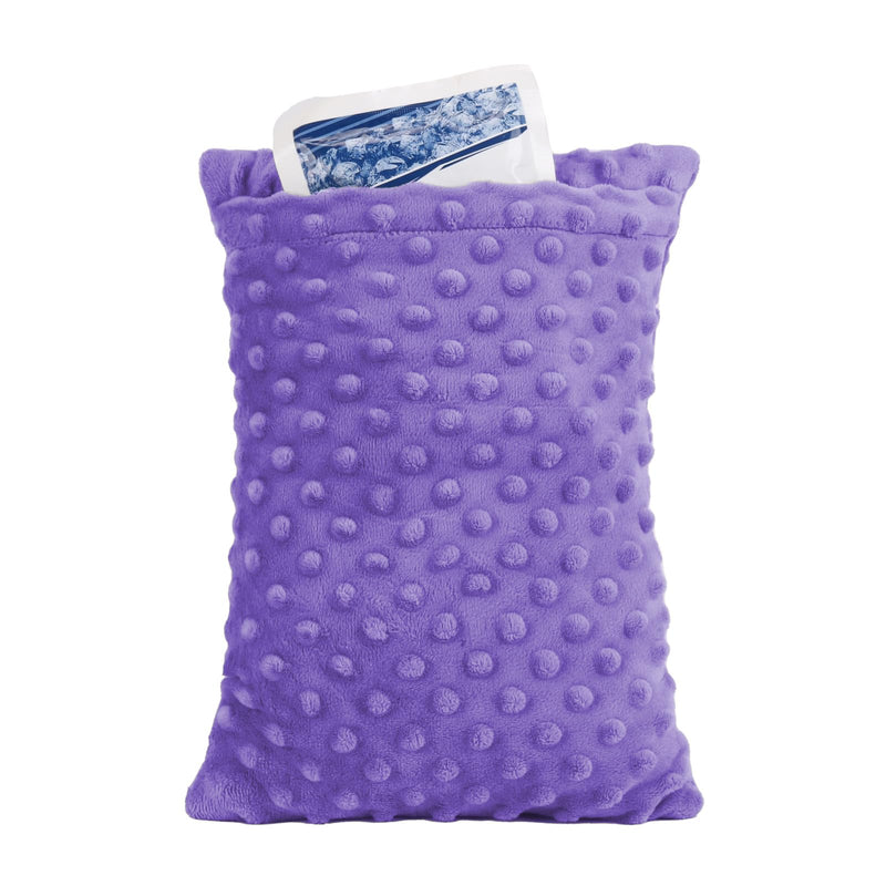 [Australia] - Abdominal Surgery Pillow with Pocket, Hysterectomy Pillow, Lumpectomy Recovery Pillow for Women, Small Pillow for Travel (Purple) Purple 