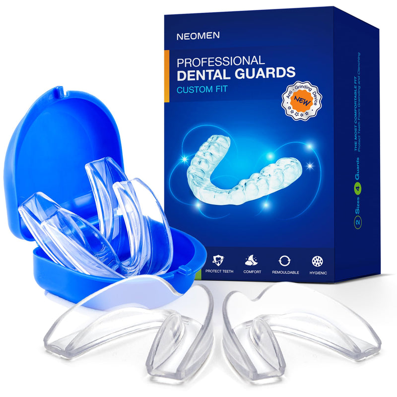 [Australia] - Mouth Guard for Teeth Grinding at Night: Moldable Custom Dental Guard for Sleeping - Nighttime Protection for Teeth 3 Packs 