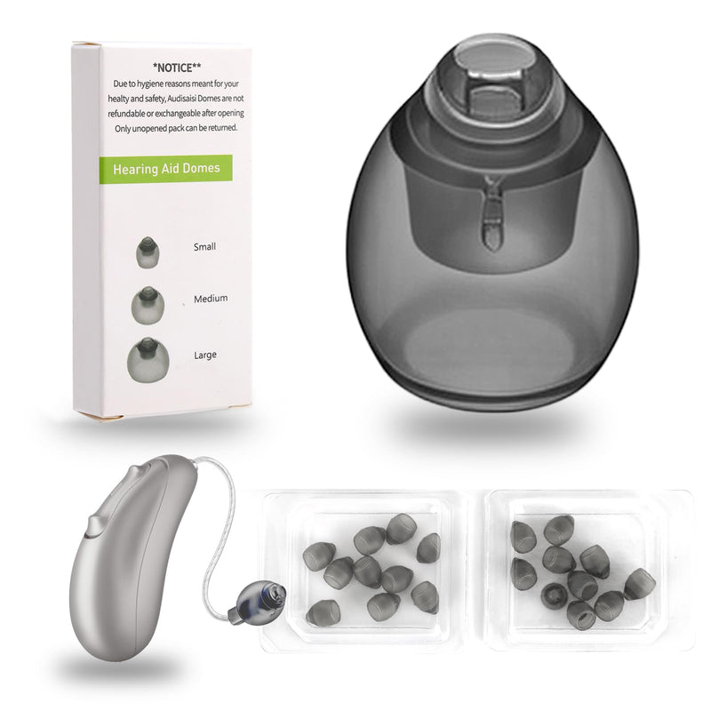 [Australia] - 20 pcs Phonak Vented 4.0 Hearing Aid Domes Small Size (0.29inch=7.5mm),Phonak Hearing aid Accessories,Hearing Aids Domes for Phonak Audeo Marvel Paradise Lumity Accessory Vented 4.0 Dome Small White-2 Pcaks/20 Pcs 