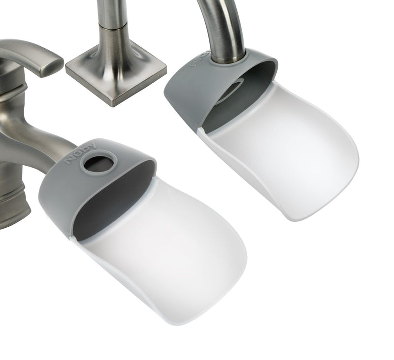 [Australia] - Nuby 2-in-1 Faucet Extenders for Toddlers - 2 Pack - Sink Extension for Bathroom or Kitchen - Helps Water Reach Kids for Handwashing 