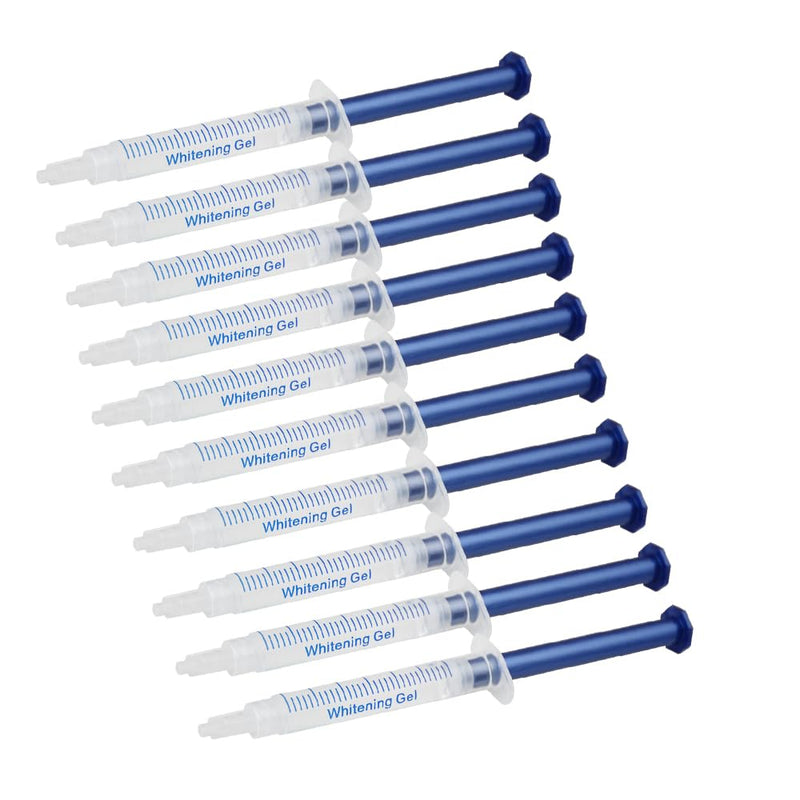 [Australia] - 10PCS 3ML Teeth Whitening Gel Syringes Refills 35% CP Bleaching Gel, Tooth Whitener Gel Kit 