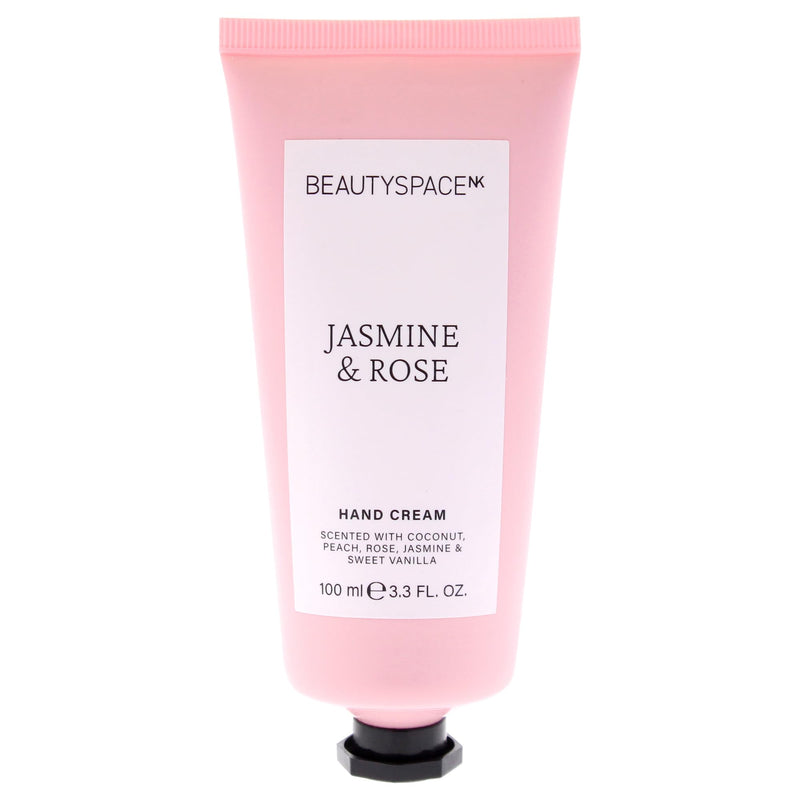 BeautySpace Jasmine and Rose Hand Cream – Lightweight and Hydrating for Soft Hands – Vegan, Cruelty Free for All Skin Types – Daily Use - 3.38 oz
