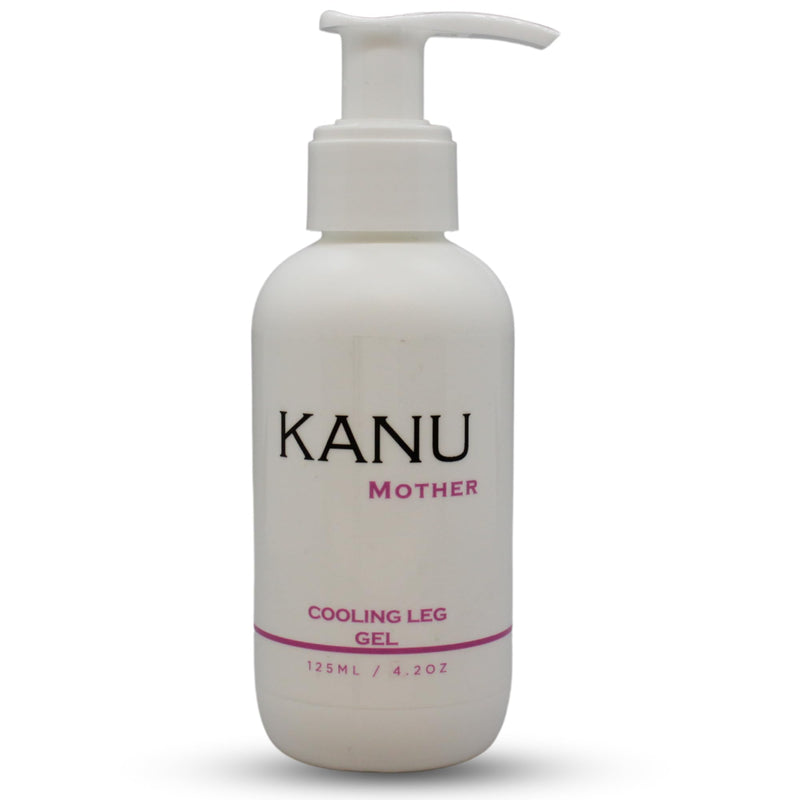 [Australia] - KANU Pregnancy Cooling Leg Gel with Peppermint Oil & Vitamin E- Safe Maternity Skincare for Swollen Legs, Tired Feet and Ankle Relief- Hydrating Cream for Expecting Moms 