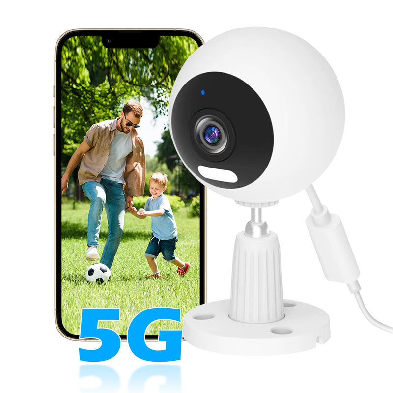 [Australia] - 5G/2.4G Outdoor/Indoor Security Camera,3MP Baby/Elder/Dog/Pet/Nanny Camera with Phone App, WiFi Baby Monitor, Motion Detection, Alarm Siren, Night Vision, IP66 Waterproof, Two-Way Talk, SD/Cloud S700-1 Pack 