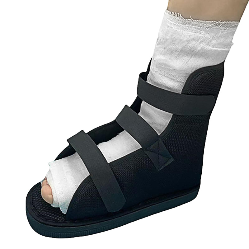 JIAHG Fracture Recovery Shoes Gypsum Shoe Sock Cover Rehabilitation Shoes Foot Fracture Support Open Toe Plaster Cast Boot Post-Injury Protection Cast Shoe for Swollen Feet Bone Healing Support X-Large