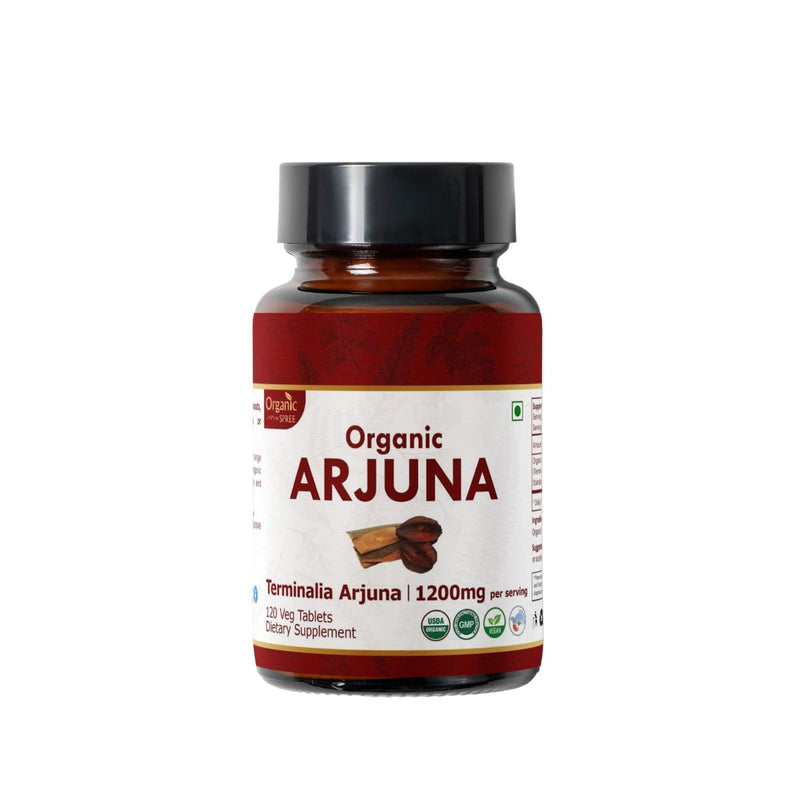 [Australia] - Arjuna 120 Tablets ‚Äì USDA Organic Terminalia Arjuna Supplement ‚Äì Supports Heart & Cardiovascular Health* 1 