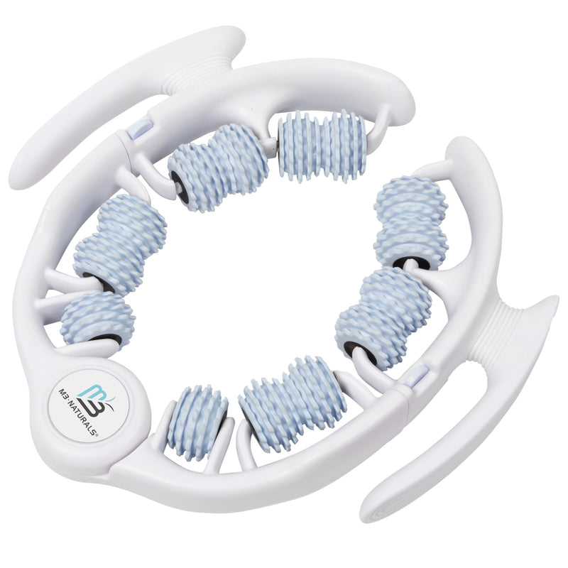 [Australia] - Anti Cellulite Roller & Lymphatic Drainage Massager | Fascia Blaster for Contoured & Smoother Skin | Tool for Sore Arms, Legs, Stomach & Buttocks by M3 Naturals Multicolor Anti Cellulite Roller 