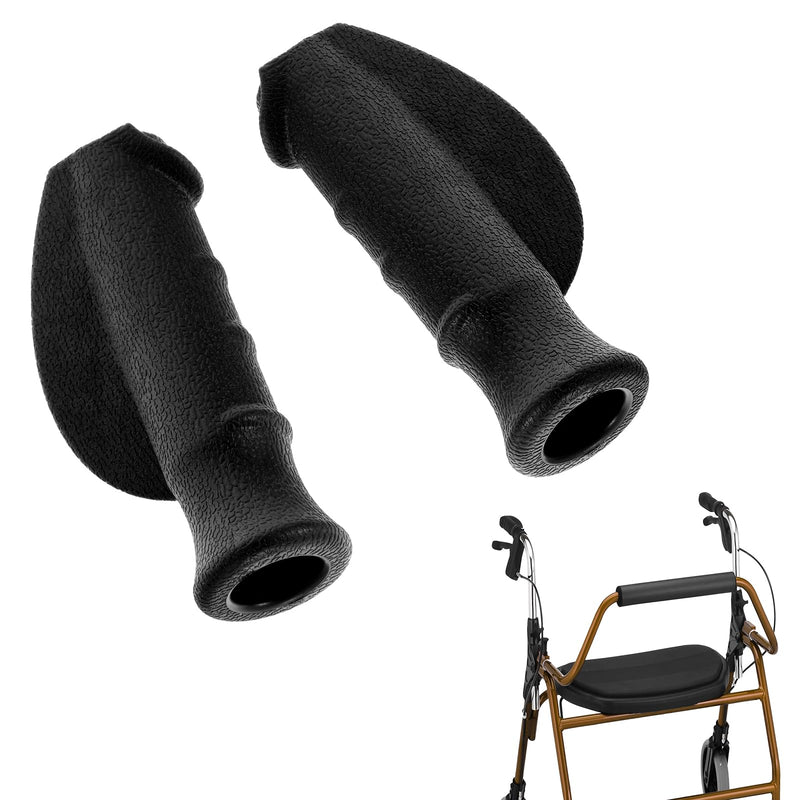 [Australia] - 2 PCS Universal Rollator Hand Grip, Anti-Slip Rolling Walker Hand Grips Replacement Parts for Rollator and Wheelchair, Rollator Walker Hand Grip for Seniors, Mobility Impaired 
