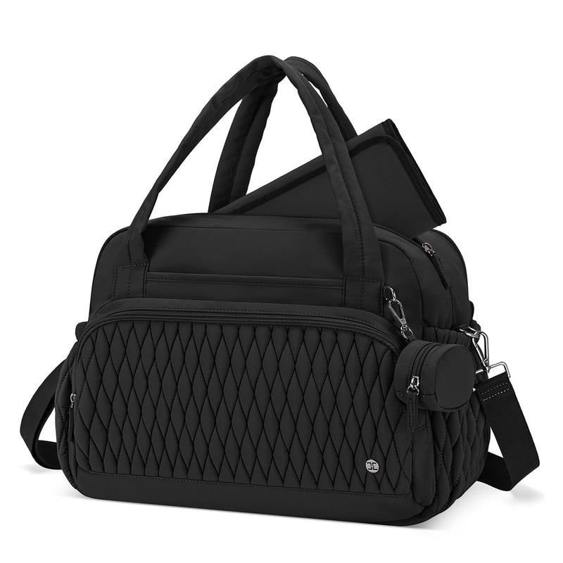 Telena Quilted Crossbody Bags for Women with Puffer Diaper Bag Totes