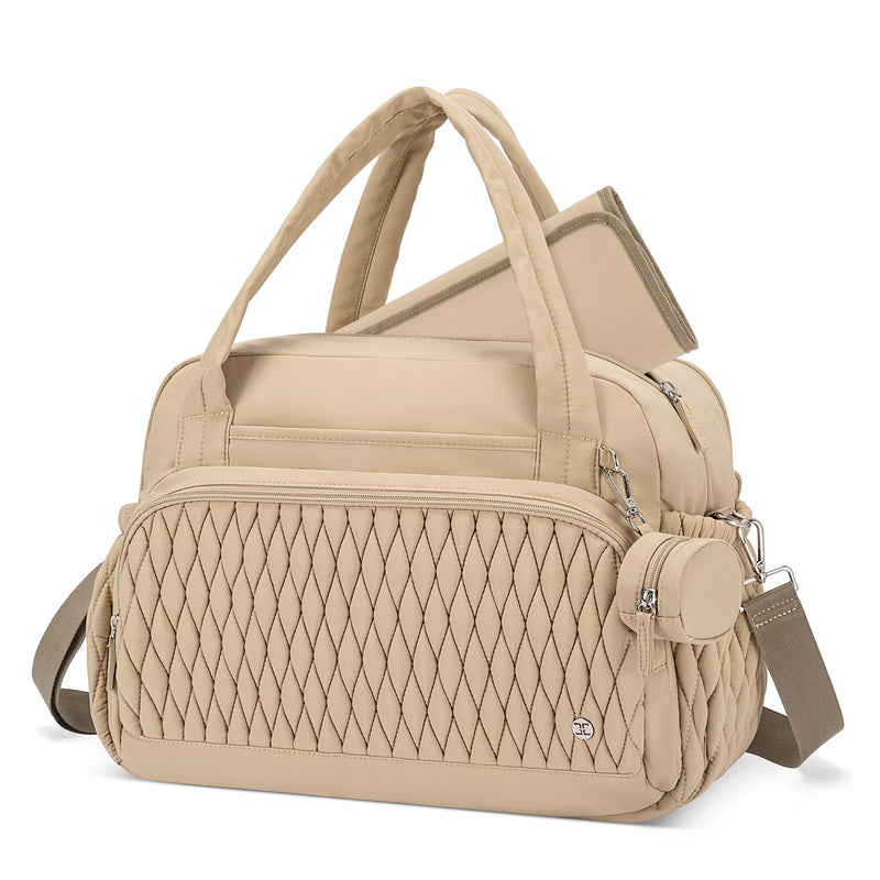 Telena Puffer Makeup Bags with Diaper Bag Totes