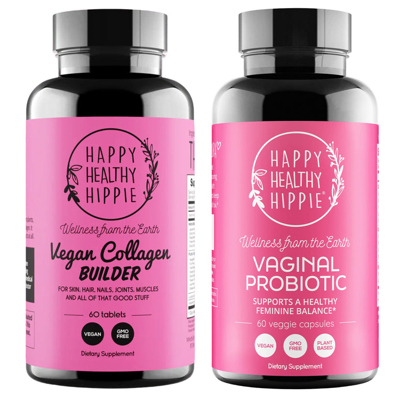 Vaginal Probiotics for Women & Vegan Collagen Builder Collagen Pills