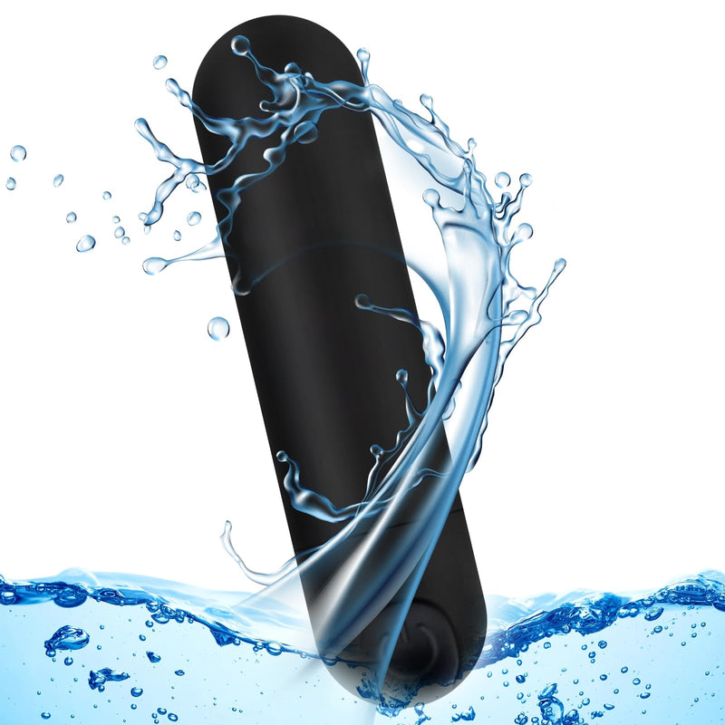 [Australia] - Handheld Electric Back Massager - Mini Waterproof&Rechargeable Handheld Deep Tissue Neck Black 