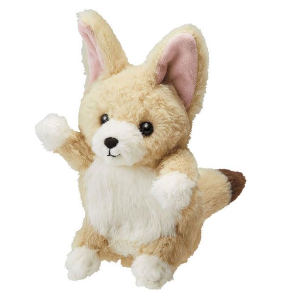 Pouzoo Fennec Cosmetic Bag, for Women, Lip case, for Makeup and Essentials, Animal Figure Bag, Daily Cosmetic Bag, Travel Case