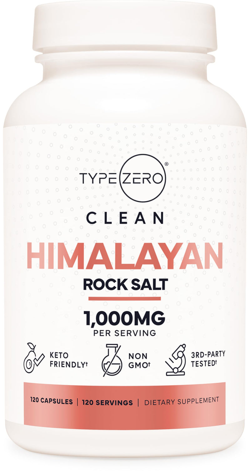 [Australia] - Type Zero Himalayan Rock Salt Capsules (120 Capsules) (1000mg per serving) 