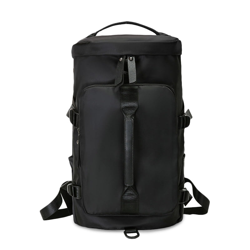 FANDARE Sports Gym Bag for Women Crossbody Shoulder Bag 3 in 1 Men Laptop Business Backpack Weekender Overnight Flight-Approved Duffle Bags with Shoe Compartment Tote Handbags Black
