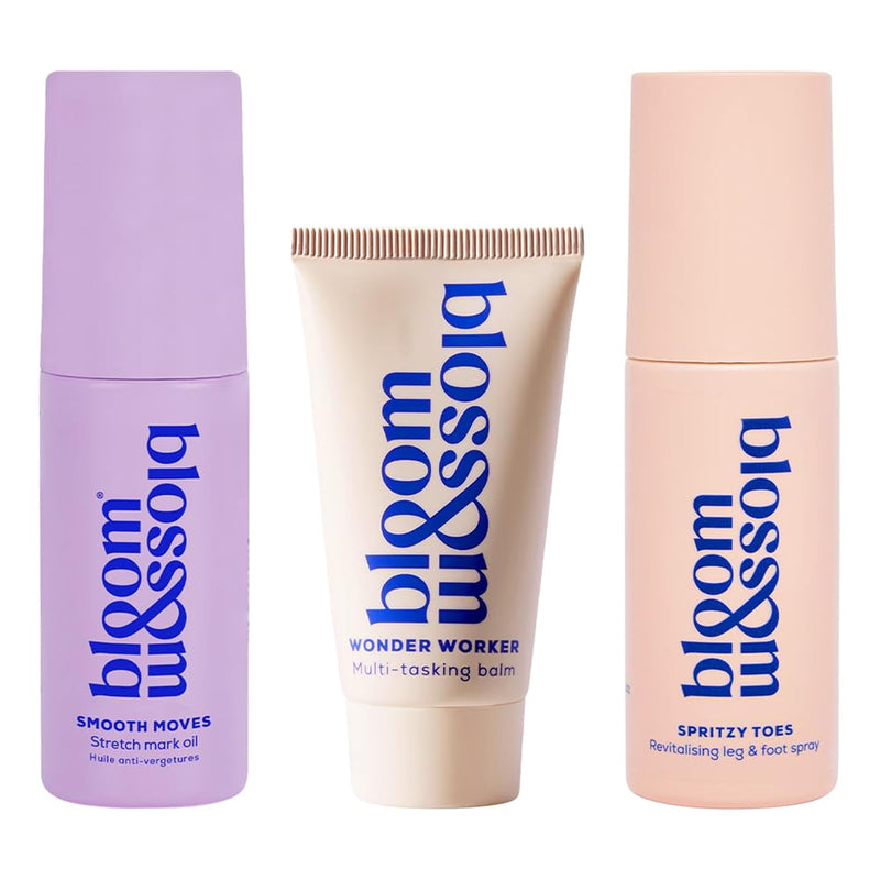 [Australia] - Bloom & Blossom - You've Got This Mama, Maternity Gift Set, 3-Piece Self-Care Kit for Expecting & New Moms with Stretch Mark Oil, Foot Spray Multi-Tasking Balm - Baby Shower, Maternity & New Mom Gift 