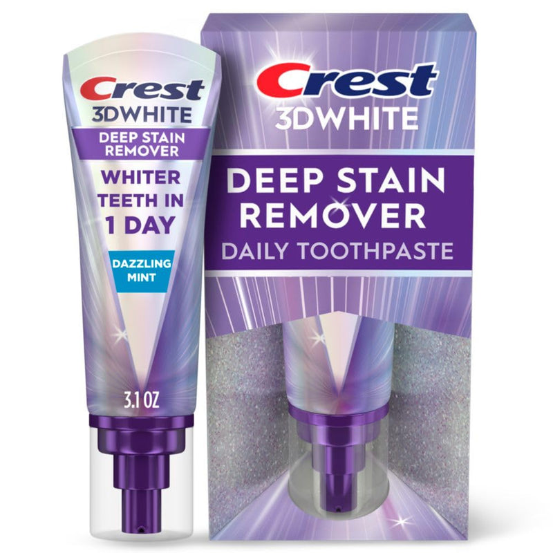 [Australia] - Crest 3DWhite Brilliance Deep Stain Remover Dazzling Mint Toothpaste - 3.1oz 