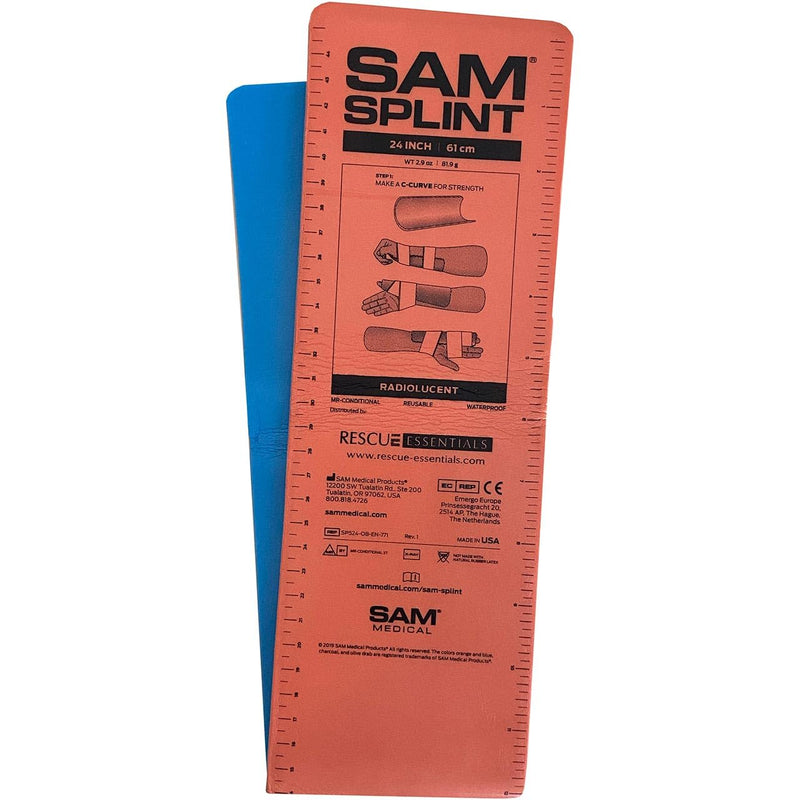 SAM SPLINT - ORIGINAL 24" FLAT- ORANGE/BLUE