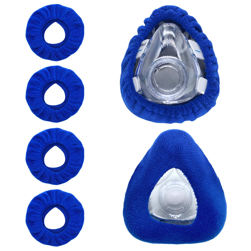 [Australia] - NATAKU 4-Pack Large Mask Liners Compatible with Resmed F20 Cpap' Masks Cushion Comfortable Reusable Cushioned Mask Covers, Absorb Facial Oils and Moisture to Improve Mask Wear Comfort (Large) 