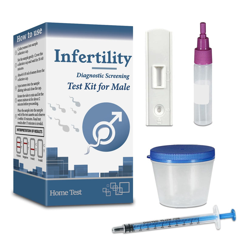 [Australia] - Male Fertility Home Test Kit for Men-Trak Plus Male Fertility Testing System- Shows Normal or Low Sperm Count- Clear Results in Minutes - Easy to Read Result 