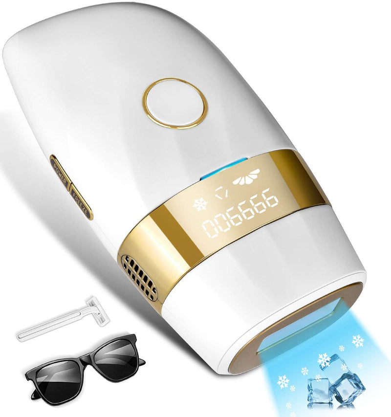 [Australia] - Laser Hair Removal for Women and Men : New Upgraded at Home Use IPL Hair Removal Device Permanent & Protection - 5 Levels Laser Hair Removal for Face Legs Arms and Whole Body White 