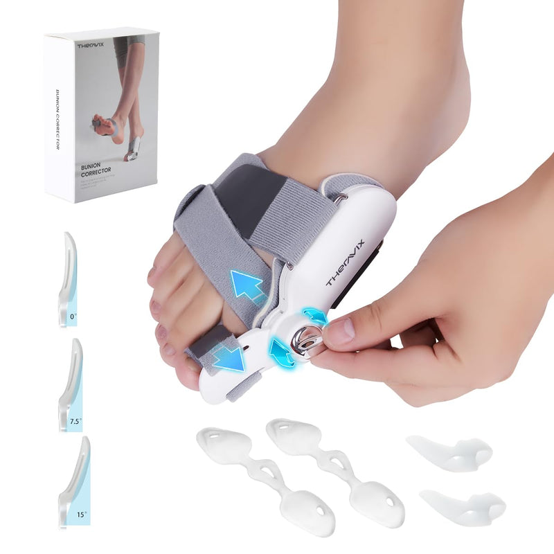 [Australia] - Bunion Corrector for Women & Men with Infinitely Adjustable Knob, Orthopedic Bunion Splint for Big Toe Suitable for Left/Right Feet Hallux Valgus Relief (1PCS) 