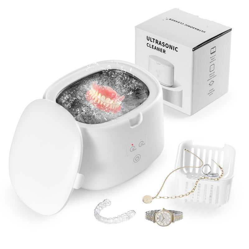[Australia] - 230ML High-Frequency Vibration Cleaning Retainer Cleaner Machine, 30W/45kHz Dedicated Dental Cleaning, Portable Mini Ultra Sonic Denture Cleaning for Mouth Guard, Aligner, Night Guard, Braces 