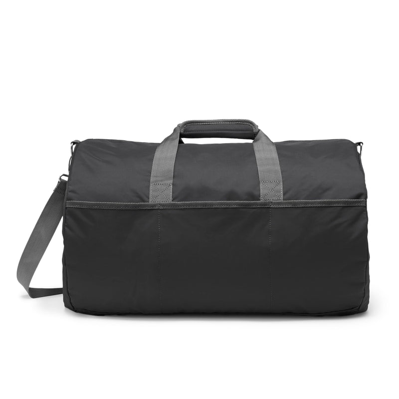 Amazon Essentials Duffel Bag for Travel and Sports, 20-inch Foldable Packable Nylon Bag with Multiple Zippered Pockets, 35 lb Weight Capacity, Collapsible for Easy Storage, Blac0 Black 20 inches