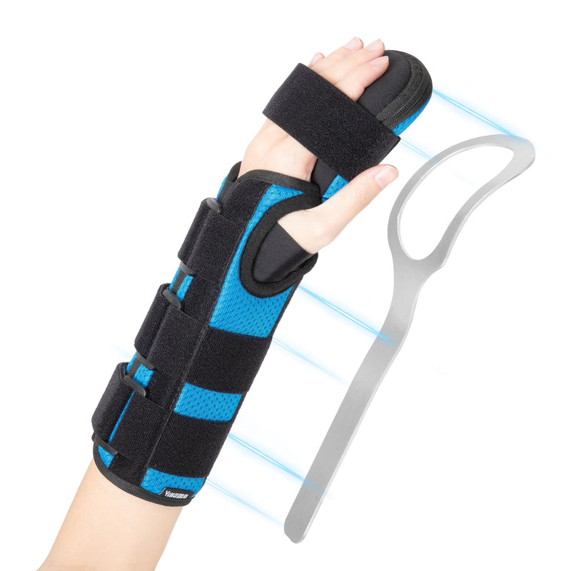 [Australia] - Resting Hand Splint, Stroke Hand Wrist Brace for Carpal Tunnel Wrist Night Support, Pain Relief for Stroke Recovery, Flexion Contractures, Arthritis, Tendonitis, Left Hand, M 