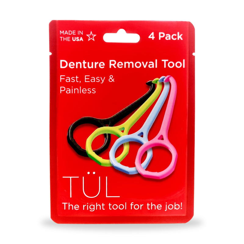[Australia] - Denture Removal Tool | Made in the USA | Variety 4 Pack | Top Denture Accessories 