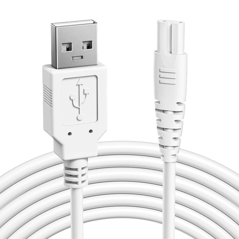 [Australia] - COSLUS Original Water Flosser Charger: Replacement Charger Compatible with Aquasonic, Nicwell, Oralfree, Nicefeel, Hangsun, Tovendor Figure-8 Charging Water Flosser, Durable Dental Pick Charger Cord USB A 