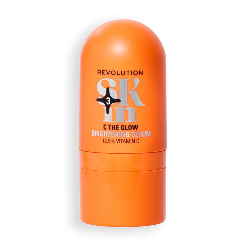 Revolution Skin, C The Glow 12.5% Vitamin C Brightening Face Serum, Moisturizing & Hydrating with Vitamin C, Vegan & Cruelty-Free, 1.01 fl oz