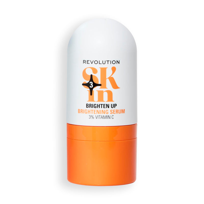 Revolution Skin Brighten Up 3% Vitamin C Brightening Face Serum, 1.01 fl oz | Helps Even Skin Tone with Vitamin C, Vegan & Cruelty-Free 1.01 Fl Oz (Pack of 1)