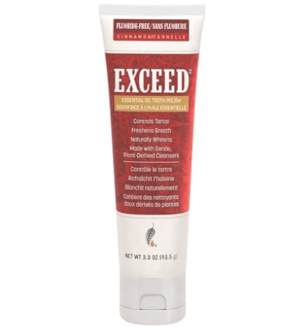 [Australia] - Melaleuca Exceed Essential Oils Toothpaste – Cinnamon Fluoride-Free Formula, 3.8 oz (Tooth Polish) 