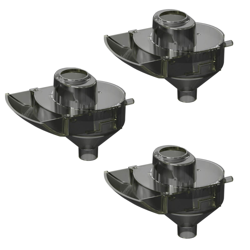 [Australia] - Baby Formula Dispenser Replacement Funnel Compatible with Baby Brezza Formula Pro Advanced and Pro Advanced WiFi Models ONLY, Replacement Funnel & Cover, NOT Fit Formula Pro MINI Mixer Machine, 3-Set 