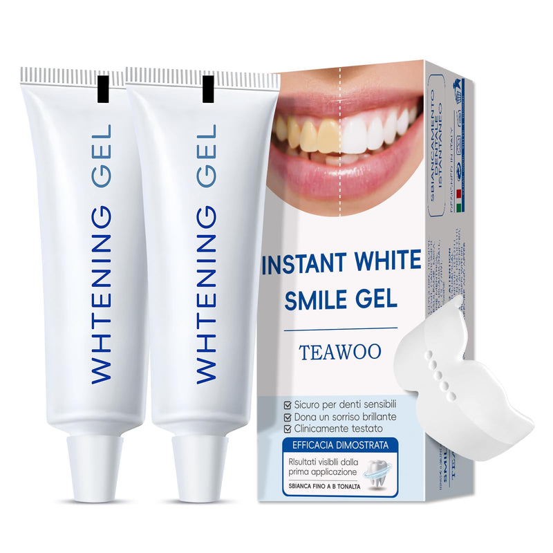 [Australia] - Teeth Whitening Gel- 60ml (2x30ml) Formulated for Sensitive Teeth | Plus Food-Grade Silicone Mouth Tray | Dentist Developed 0.68 Fl Oz (Pack of 3) 