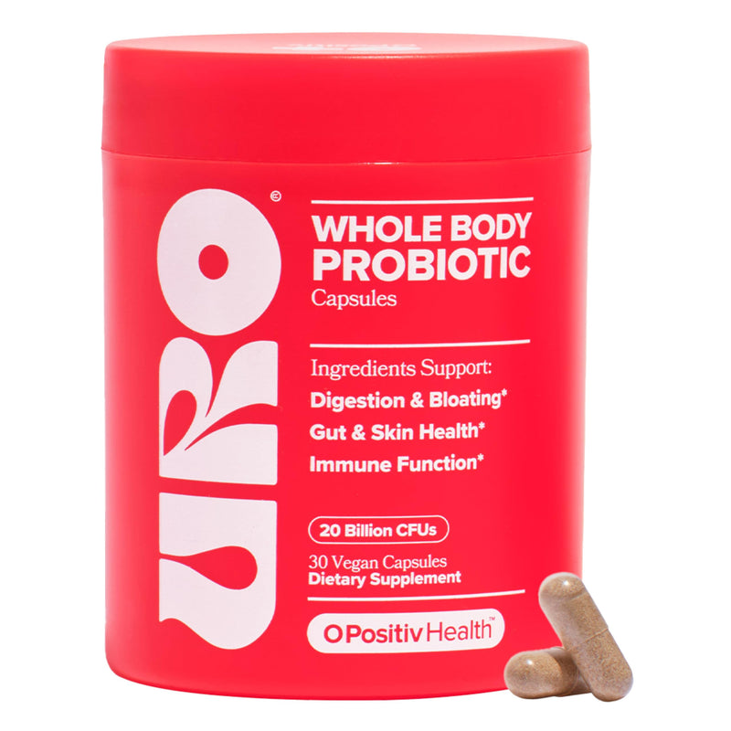 [Australia] - O Positiv URO Whole Body Probiotic ‚Äì 3-in-1 Probiotic Supporting Gut, Skin, and Oral Microbiomes & Digestive Health ‚Äì 20B+ CFUs, Licorice Root, Dandelion ‚Äì Non-GMO, Vegan, Gluten-Free ‚Äì 30 Capsules 