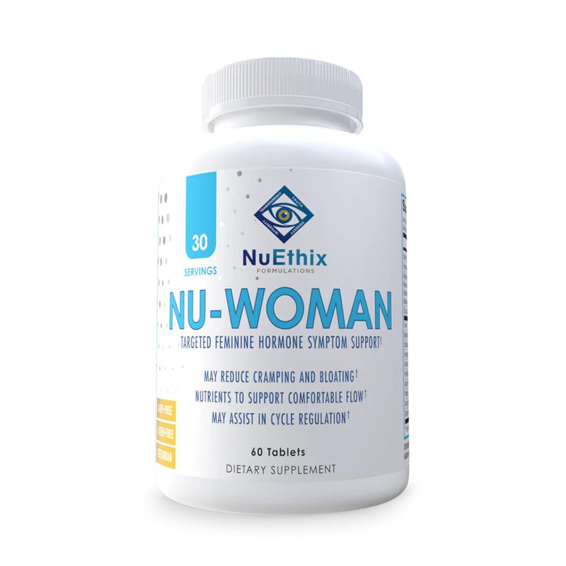 [Australia] - NuEthix Formulations Nu-Woman - Targeted Feminine Hormone System Support - Nutrients to Support Your Body Healing and Working The Way its Supposed to Work - 60 Tablets Unflavored 