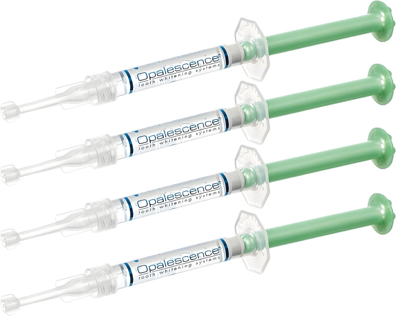 Opalescence 35% Teeth Whitening Gel Refill Syringes (4ct) - 5197-2T | 35% Carbamide Peroxide Whitening Gel for Custom Trays. Low-Sensitivity Formula, Mint, Includes Toothbrush, Made in USA.