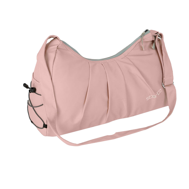 Storite Travel Duffle Bag with Shoe Compartment, Pink, 51x17x32 cm | Water Resistant Nylon, Lightweight, Dry & Wet Pocket, Convertible Carry, Travel, Overnight, Gym, Everyday Use
