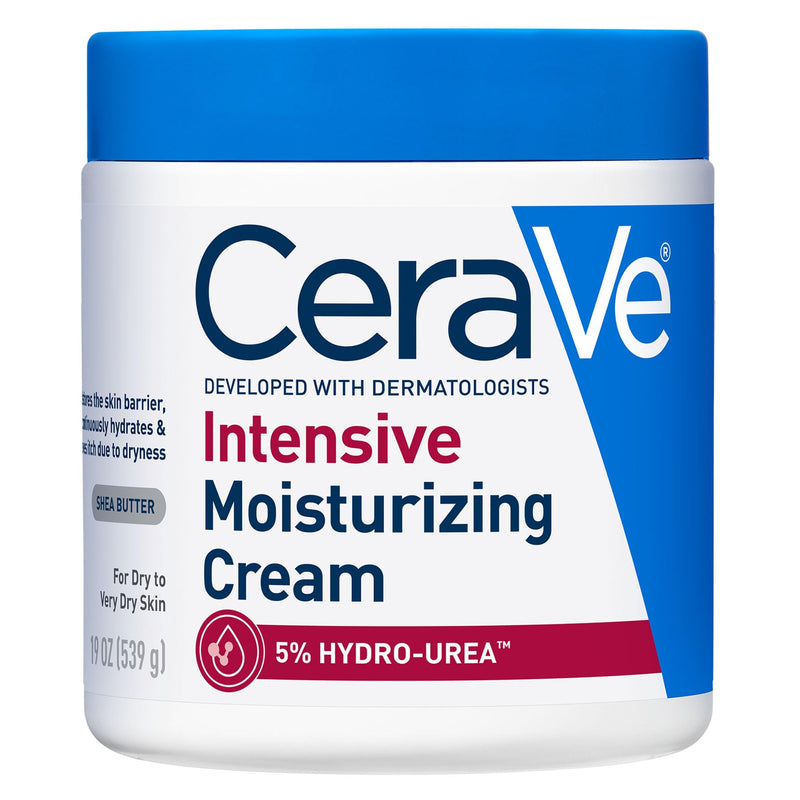 CeraVe Intensive Moisturizing Cream with Shea Butter for Dry Skin, 19oz | Skin Care, Instant Hydration, Skincare, Body Care, Skin Barrier Repair, Body Cream, Fragrance Free, Extremely Dry Skin