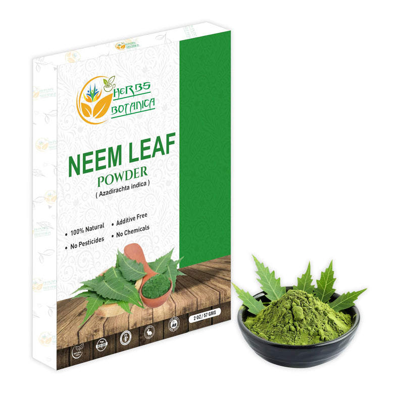 [Australia] - Neem Powder 100% Pure Natural Leaf Powder for Hair, Skin & DIY Uses Finely Ground & Additive Free Natural Supplement in Resealable Pack ‚Äì 2 oz 