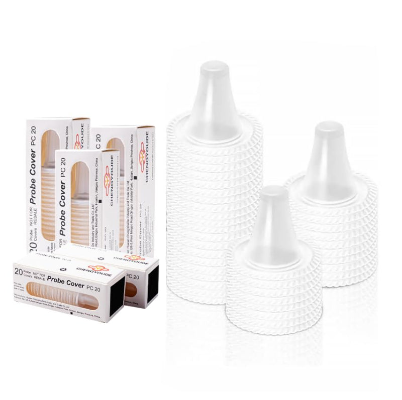 [Australia] - 120 Counts Thermometer Ear Covers, Ear Thermometer Probe Covers, Lens Filters/Refill Caps for All Braun Ear Themometer Models, BPA Free Digital Disposable Ear Thermometer Covers 120 