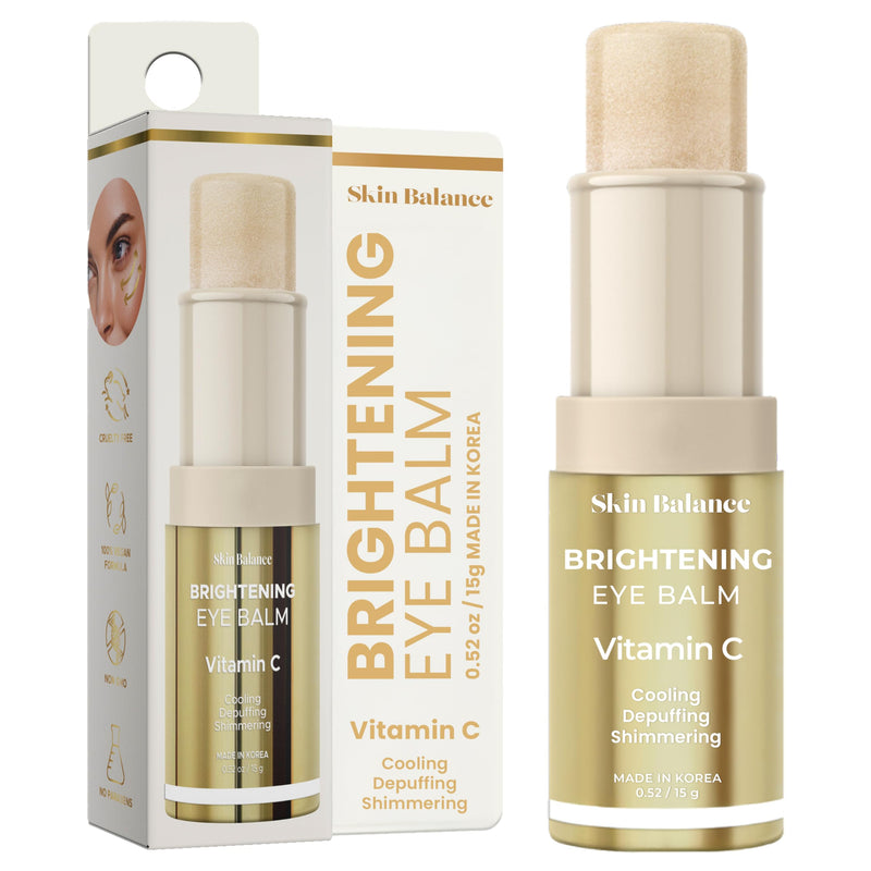 Vitamin C Ultra Shimmer Eye Balm – Dermatologist-Tested, Anti-Aging, Korean Skin Care – Reduces Dark Circles, Puffiness & Fine Lines – Vegan, Clean Beauty, Cruelty-Free – 0.52 FL. Oz Vitamin C