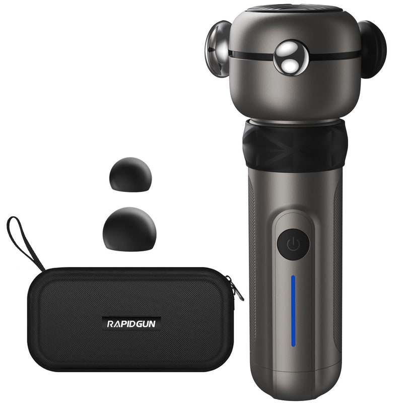 [Australia] - Lite Deep Tissue Therapy Massage Gun - 6500 RPM Portable Vibrating Massager for Pain Relief, Trigger Points & Stiffness, Handheld Muscle Massager for Athletes, Active Men & Women, Travel Size 