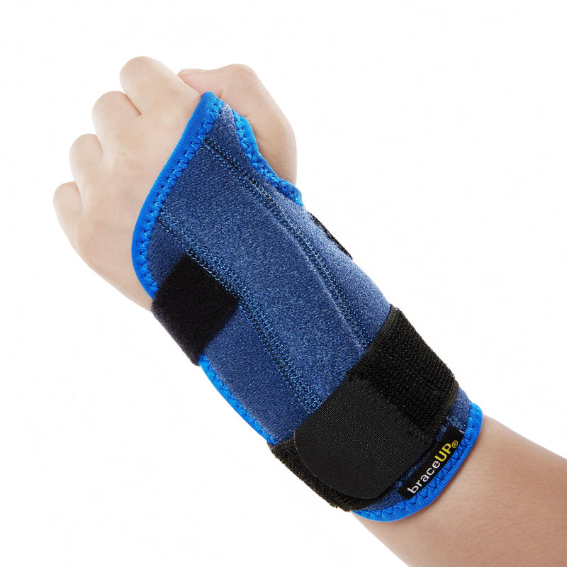 [Australia] - BraceUP Stabilized Kids Wrist Brace- Youth Wrist Support, Kids Wrist Splint, Child Wrist Brace for Daily Use, Boys and Girls height 3‚Äô3‚Äù to 4‚Äô11‚Äù, size 3-12 (Left Hand) Left Hand 