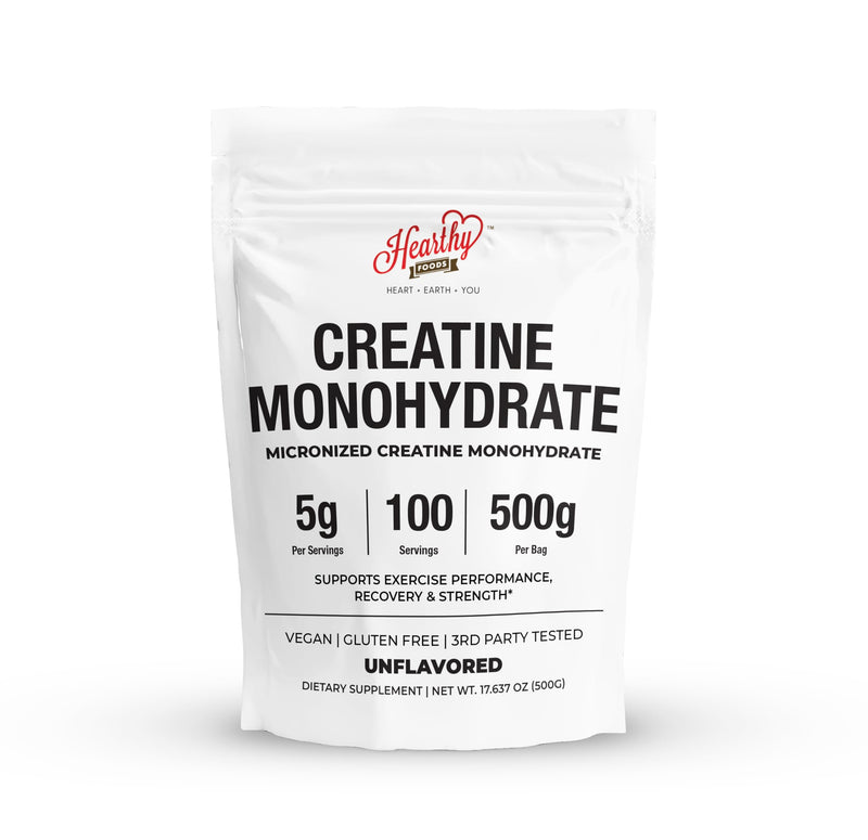 [Australia] - Creatine Monohydrate Micronized Powder 500G - 100 Servings, 5000mg Per Serving (5g) - 17.64 Oz for Men & Women Muscle Growth & Recovery - UNFLAVORED 