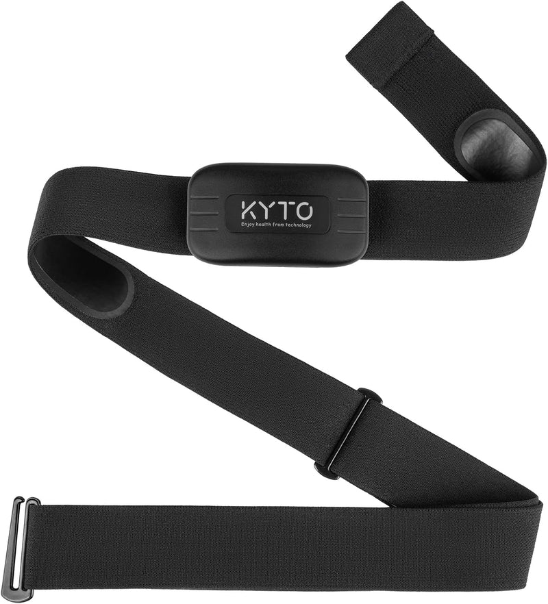 [Australia] - KYTO Heart Rate Monitor Chest Strap, ANT+/ Bluetooth, Compatible with iOS/Android APPs, Cycling/Yoga/Basketball/Running/Fitness Exercise/Boxing 2809-1 