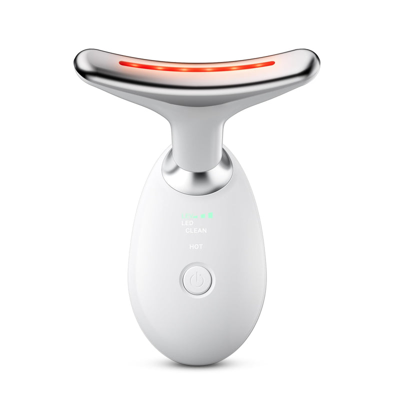 Face Neck Tool for Skin Care, Electric Neck Face Lifting Device for Wrinkle Removal (White) White